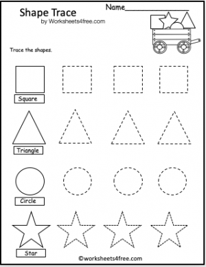 Shapes - Worksheets4Free - Free Worksheets