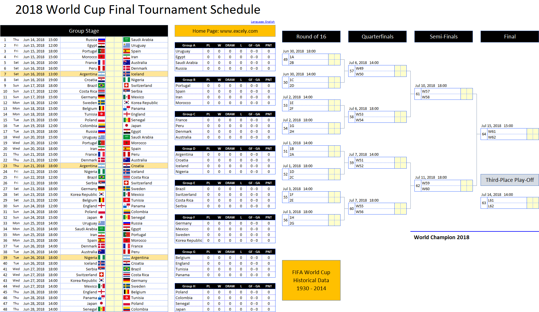 printable world cup 2018 schedule pacific time
