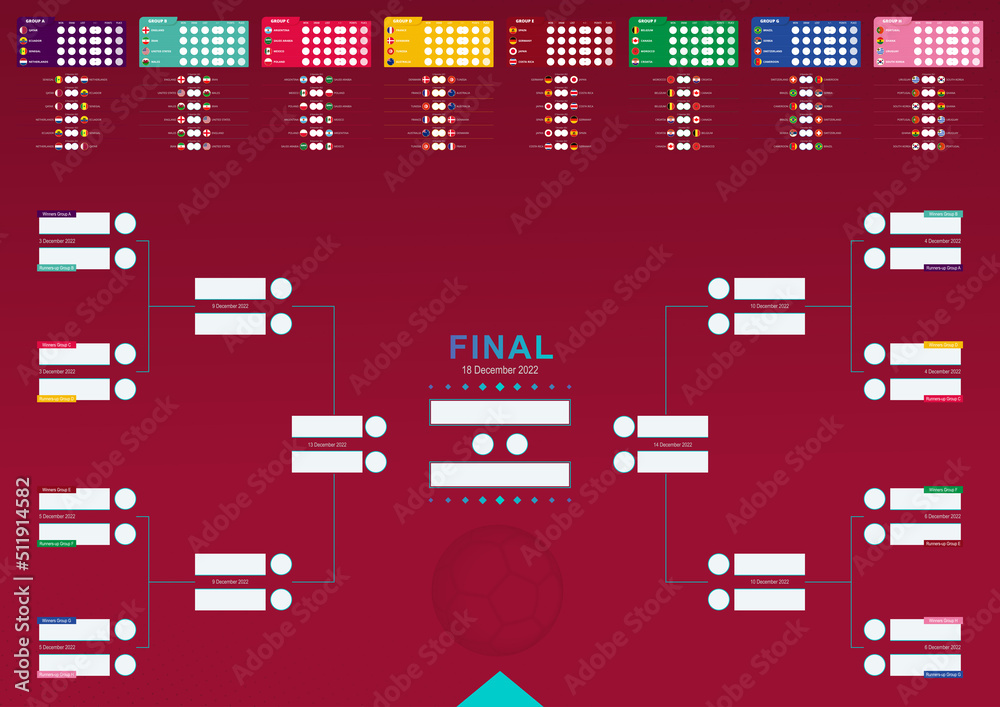 printable world cup bracket with schedule