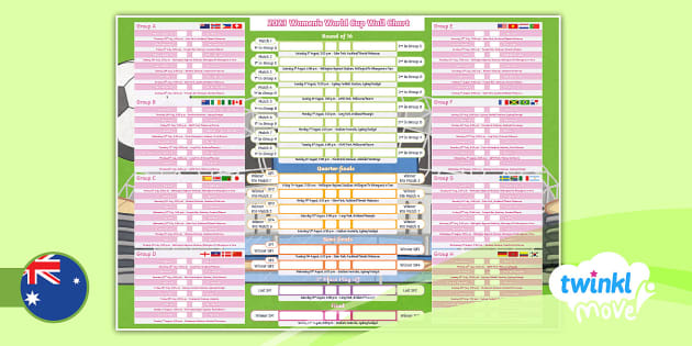 printable world cup schedule australian times