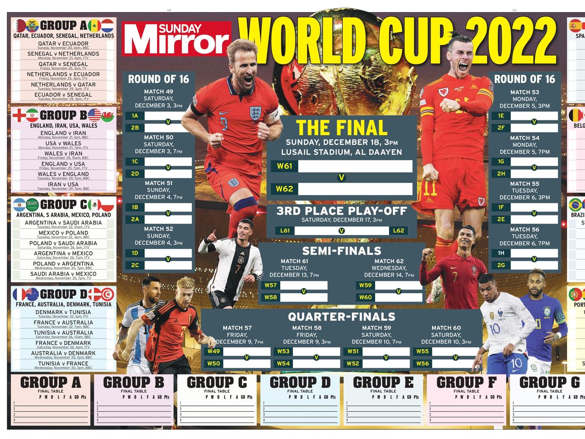 printable world cup schedule usa tv