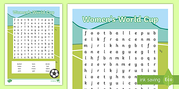 KS1 Womens World Cup Word Search (teacher made) - Twinkl
