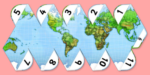 Printable World Globe Project (Lehrer gemacht) - Twinkl