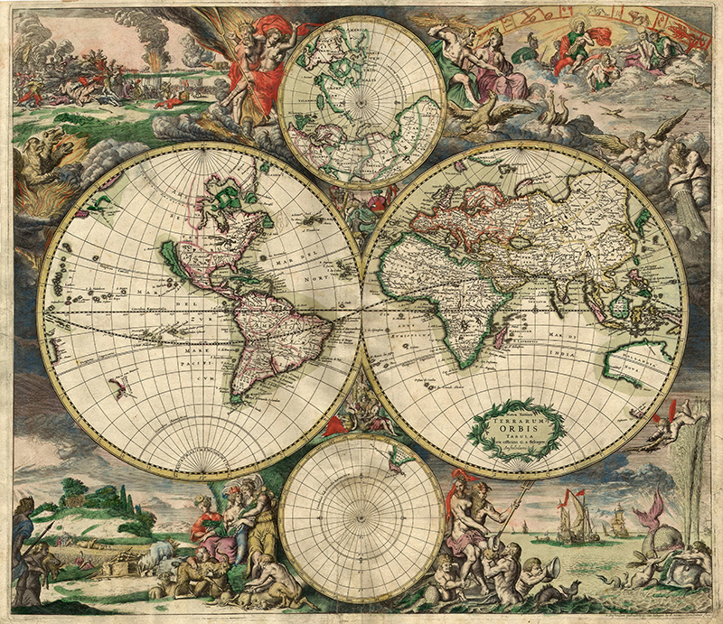 World Map Printable Digital Download.vintage World Map. 1897 Old ...
