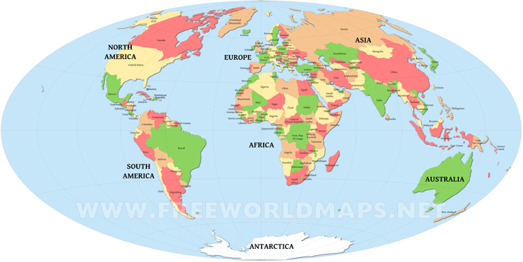 Countries of the World Map