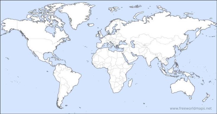 printable world map of countries