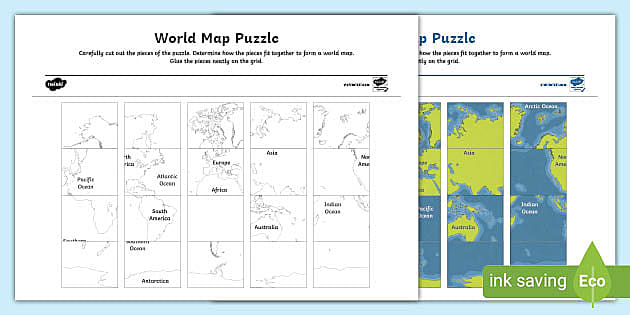 printable world map twinkl