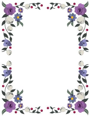 printable writing borders