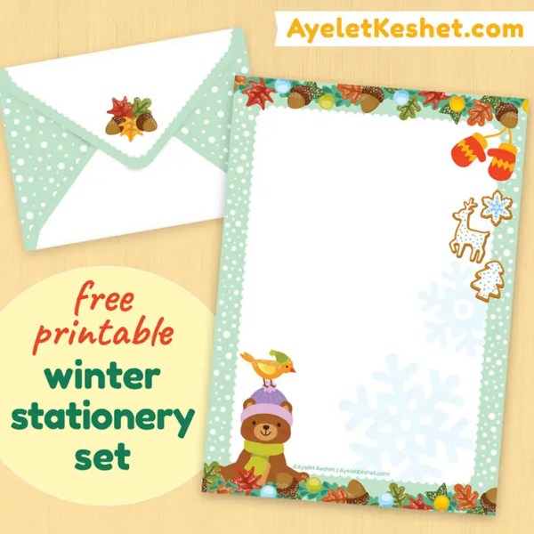 printable writing paper and envelopes