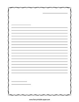 printable writing paper pdf