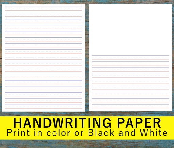 Handwriting Paper Printable Story Writing Paper Printable ...