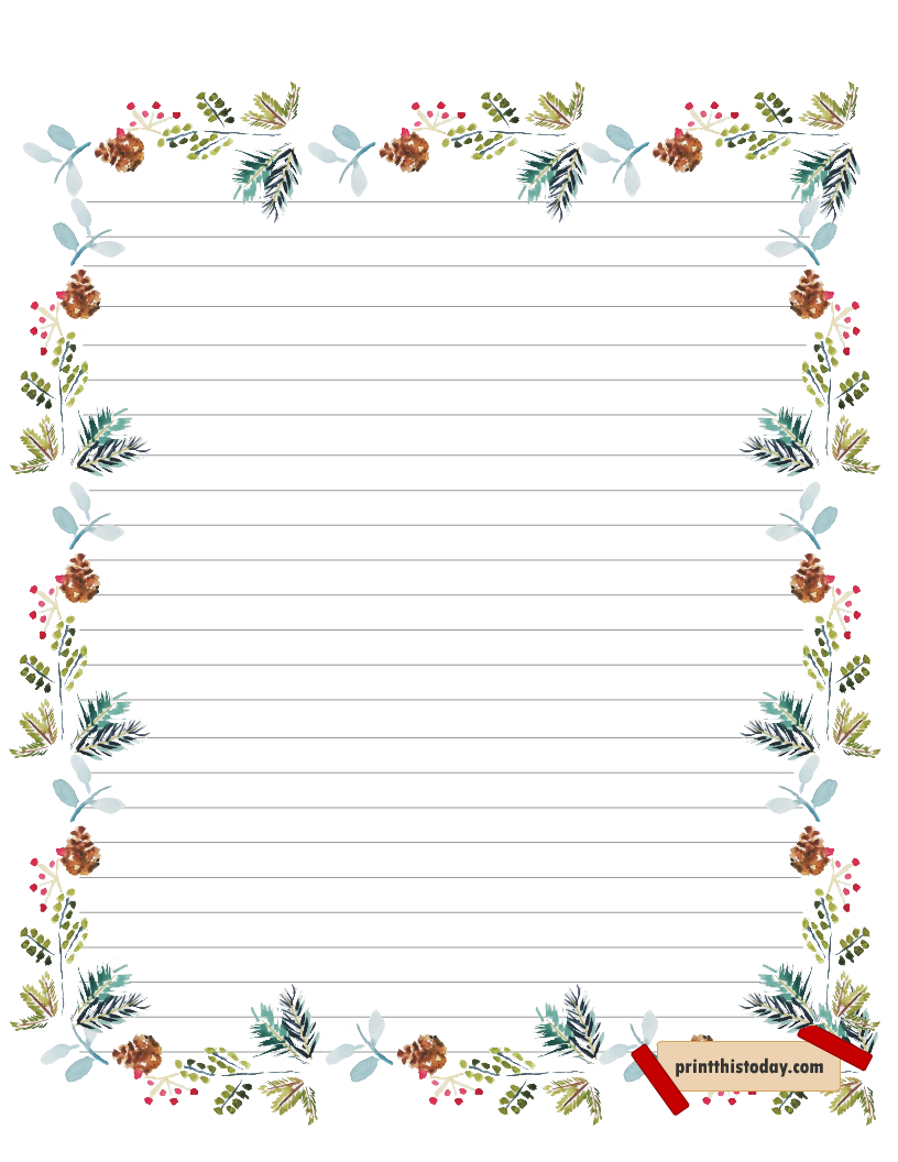 Free Printable Christmas Writing Paper Stationery - Worksheets Library free-printable-christmas-writing-paper-stationery-worksheets-library