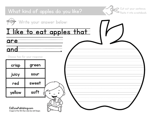 Kindergarten Writing Prompts for September - Kindergarten Mom