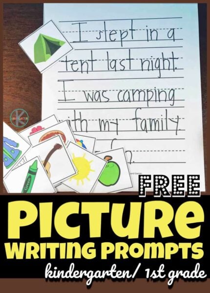 printable writing prompts for kindergarten
