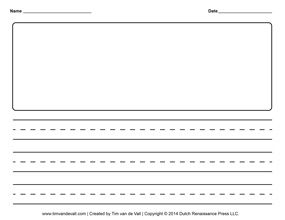 Story Starters for Kids and Blank Creative Writing Templates