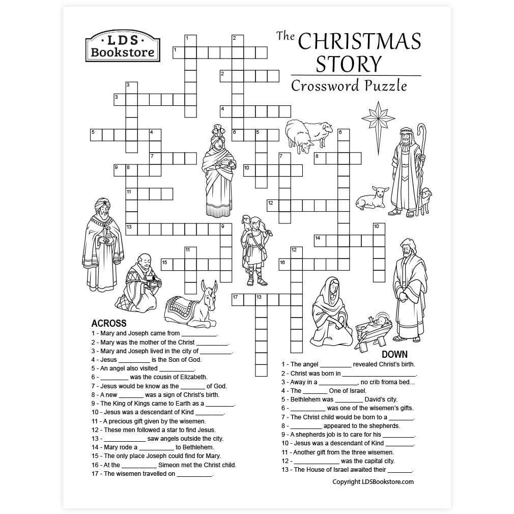 printable xmas crossword puzzles