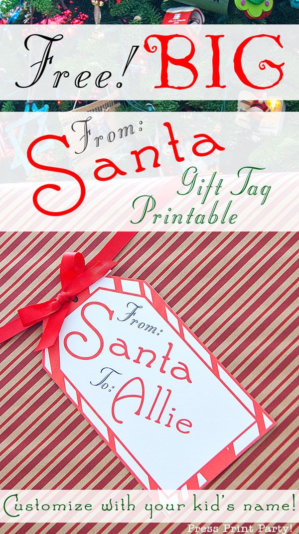 printable xmas gift tags from santa