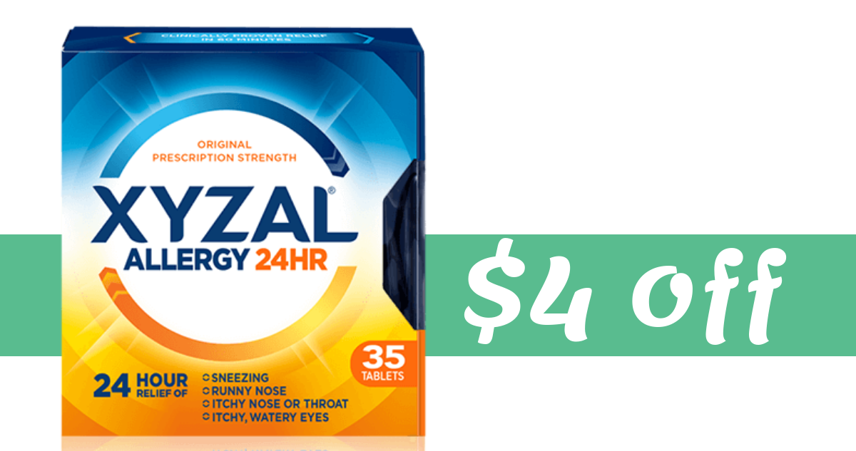 Xyzal Coupon | Get $4 off Allergy Medication :: Southern Savers