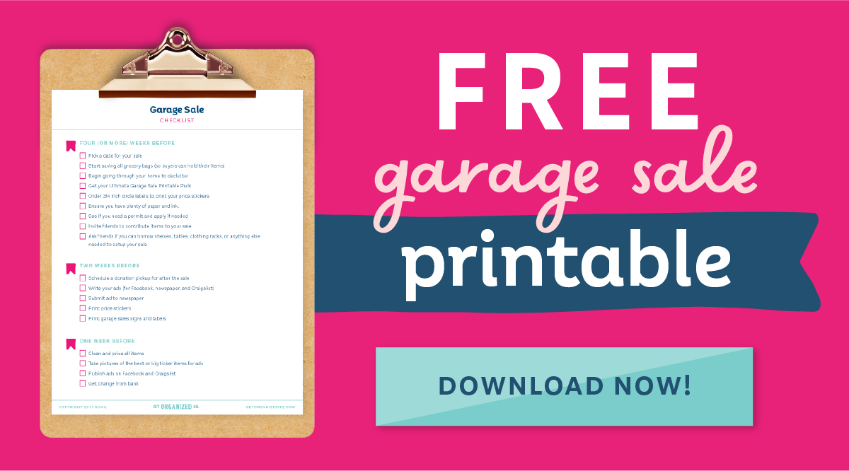 printable yard sale price signs