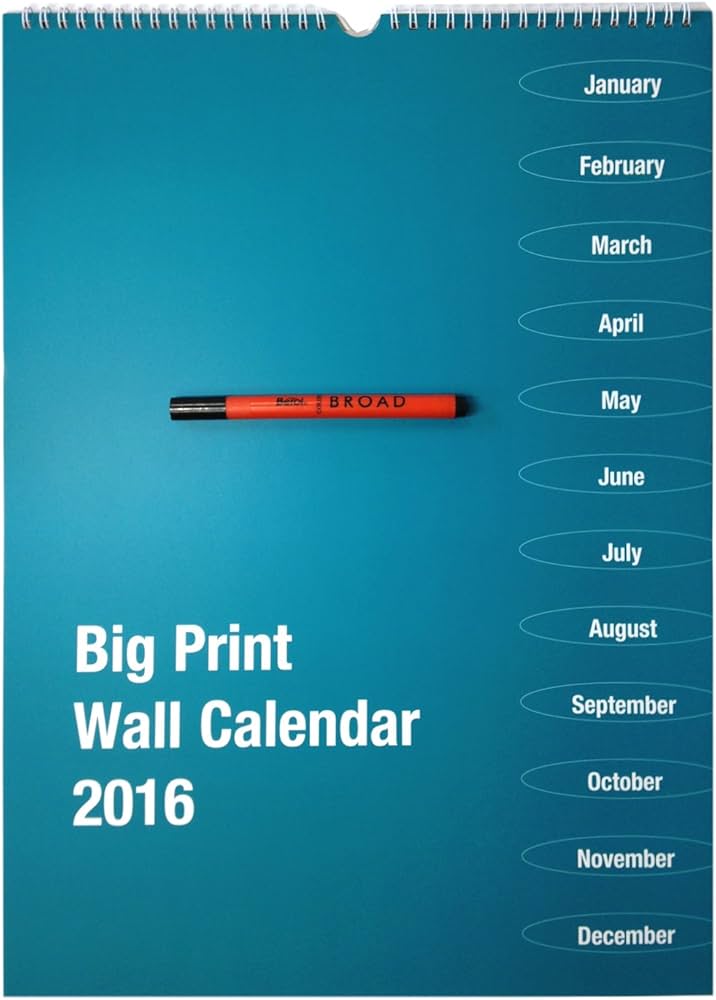 printable year planner 2016 uk