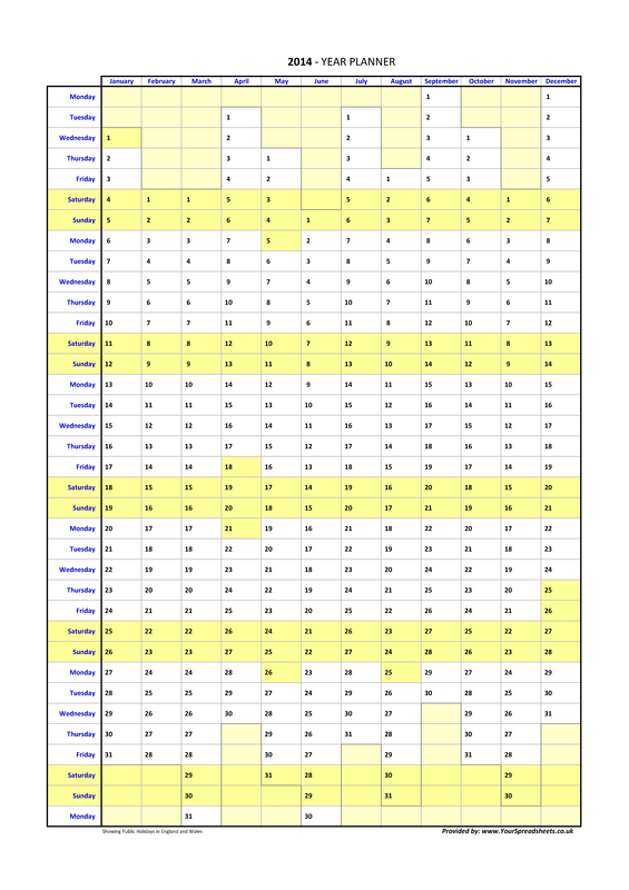 Year Planner