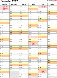 printable year planner 2017 uk