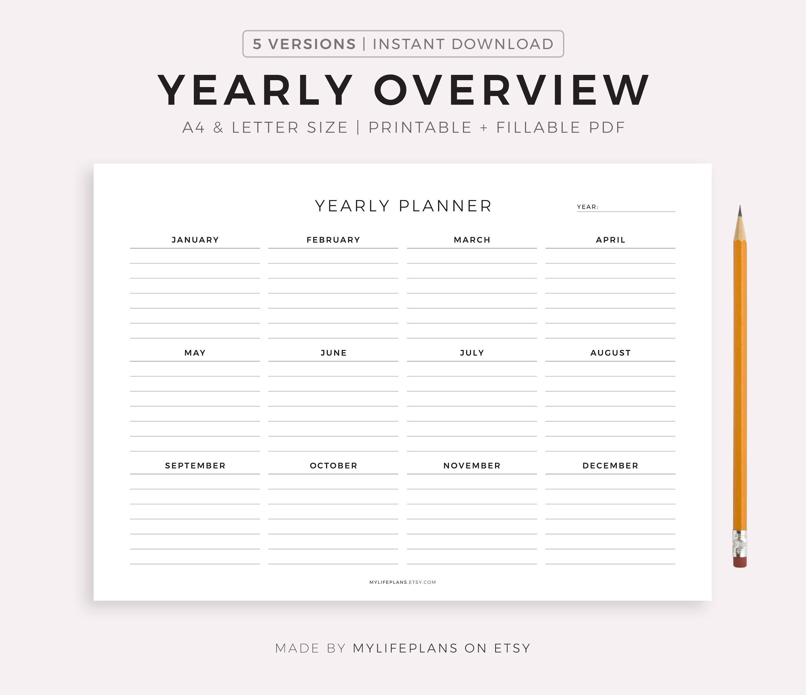 printable year planner 2018 nz