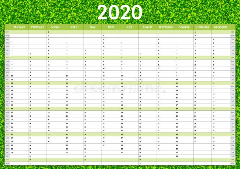 Yearly Planner Template Stock Illustrations - 4,305 Yearly Planner ...