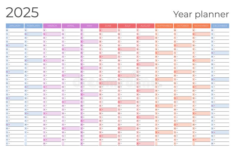 printable year planner april 2018 to march 2019