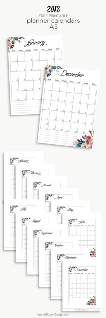 printable year planner april 2018 to march 2019