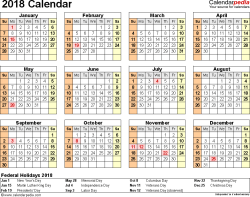 Free Printable Calendar 2018 Roundup