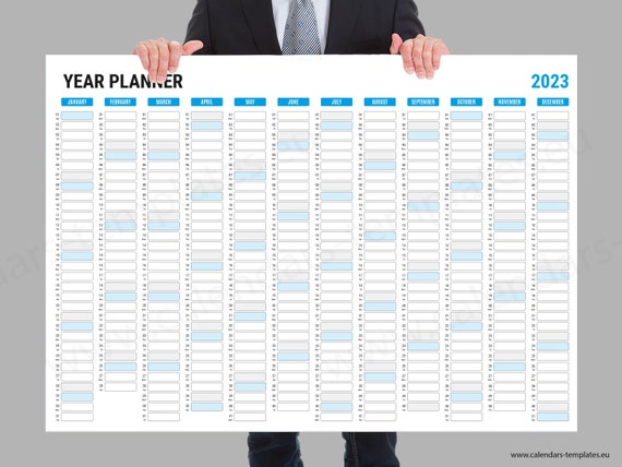 printable year wall planner