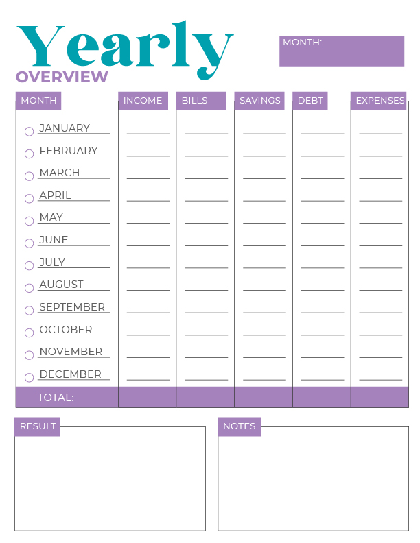 FREE Printable Budget Planner 2024 (7 Page Workbook) - Leap of ...