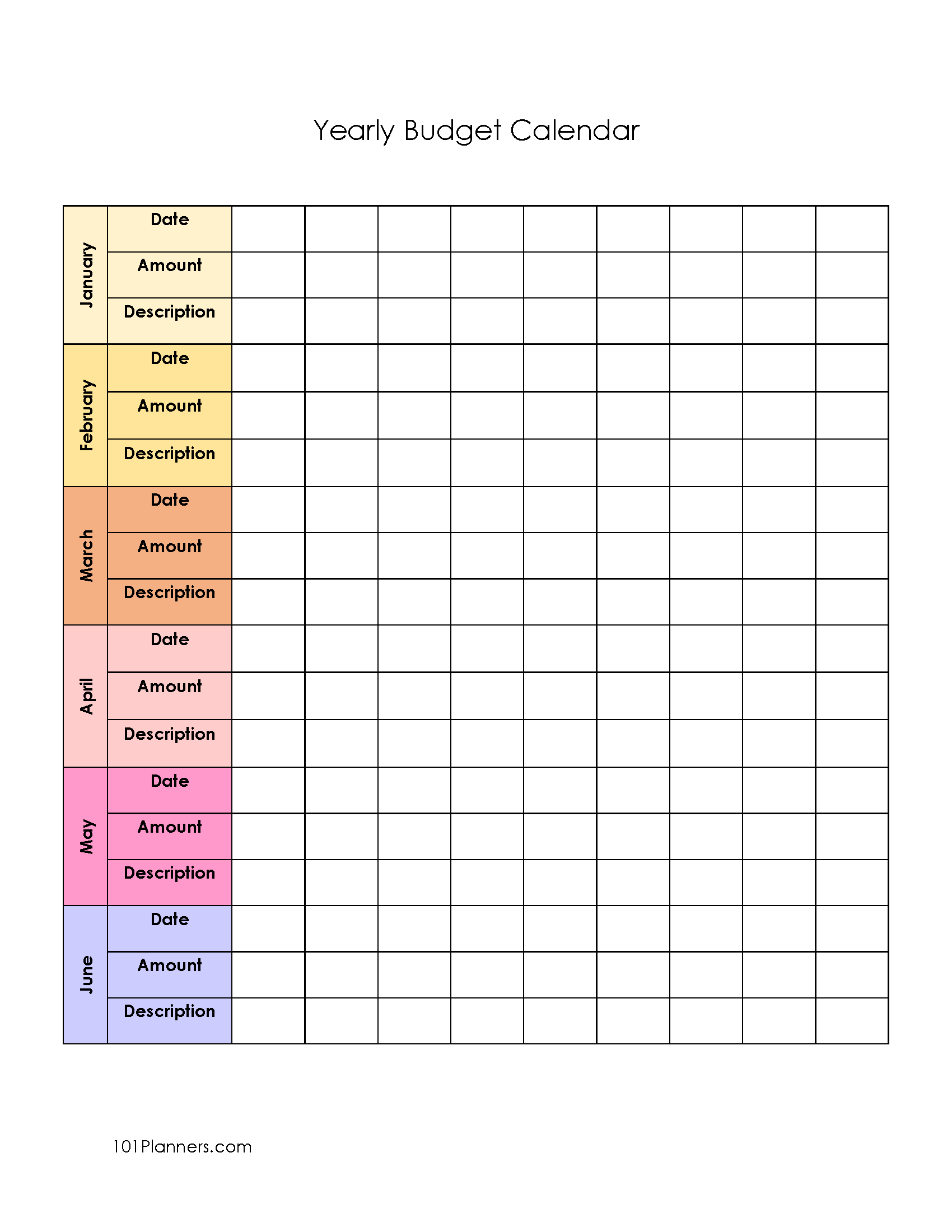FREE Budget Sheet Template | Printable and Editable