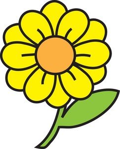 printable yellow flowers