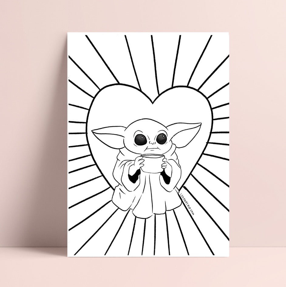 printable yoda images