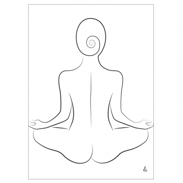 Yoga Silhouette art print