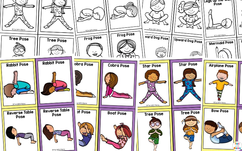 printable yoga images