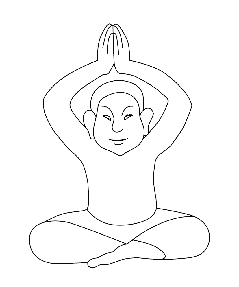 printable yoga images