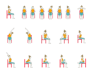 Seniors Yoga Sequence: Chair Yoga Sequence for Seniors | Tummee.com
