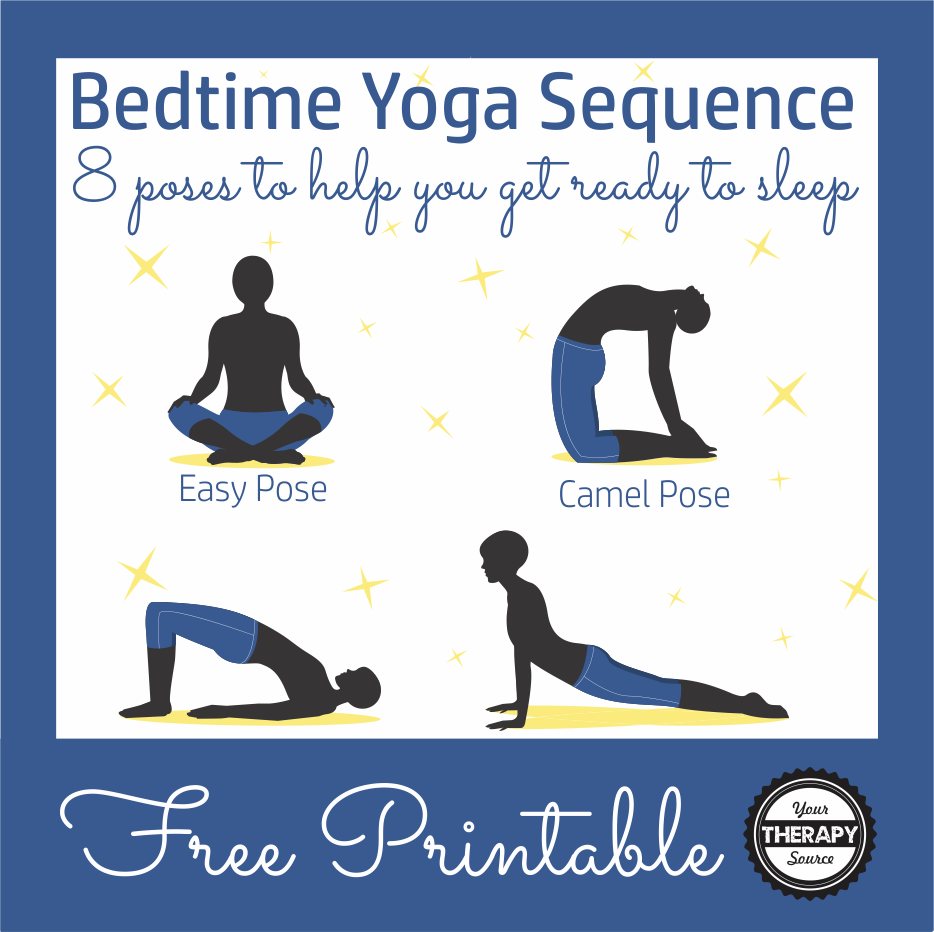printable yoga routine for beginners