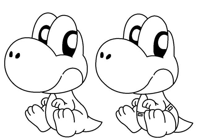 23+ Excellent Picture of Yoshi Coloring Pages - birijus.com