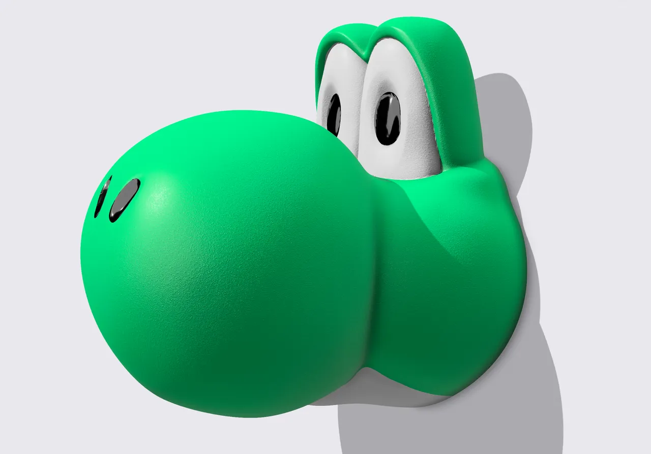 Yoshi headphone holder MULTI COLOUR von Batman3D | Kostenloses STL ...