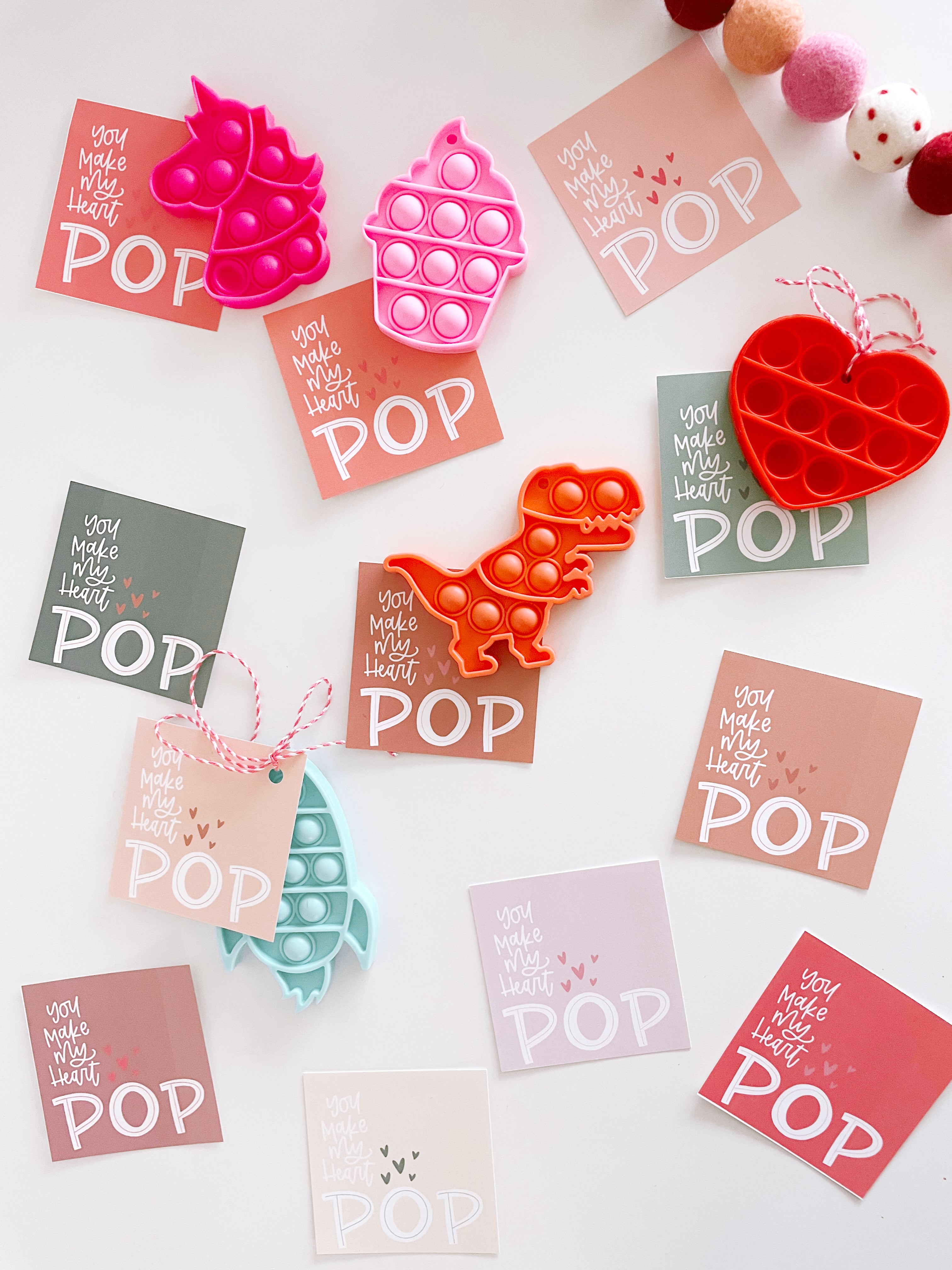 printable you make my heart pop