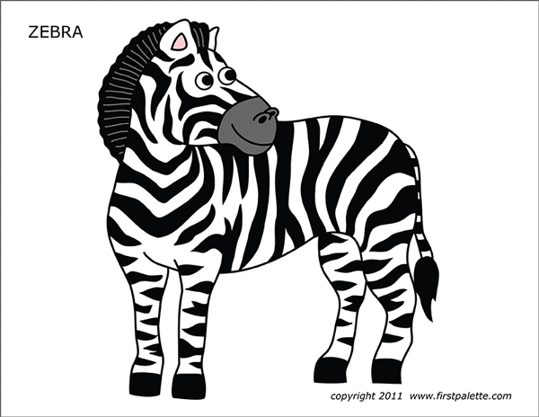 printable zebra print