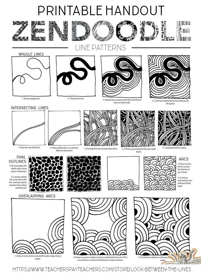 Free printable zentangle pattern sheets, Download Free printable ...
