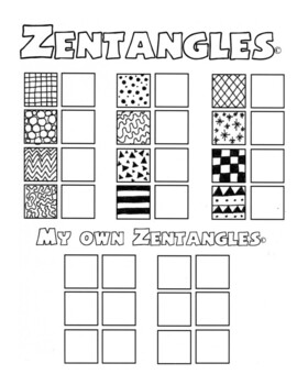 Zentangle patterns | TPT