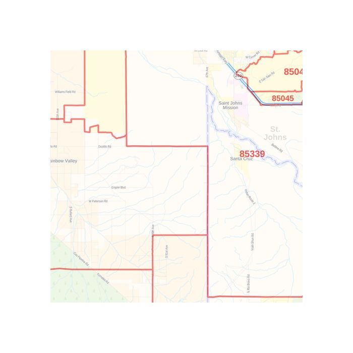 Tucson Arizona Zip Codes Pima - Printable Zip Code Map Of Maricopa County 25 