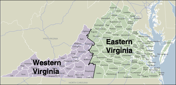 County Zip Code Maps of Virginia - DeliveryMaps