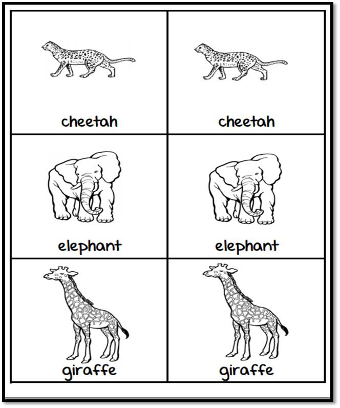 printable zoo animals free